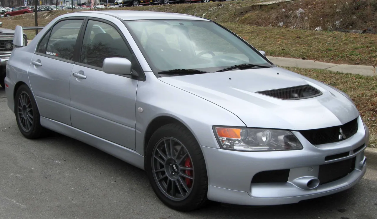 Lancer Evolution IX MR reference photograph